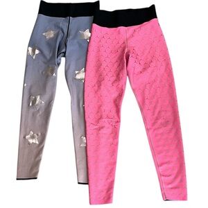 Ultracor Hypercolor Knockout Ultra High Leggings Bundle Womens Med Workout READ